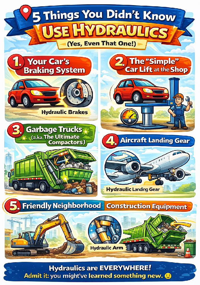 5 surprising uses of hydraulics